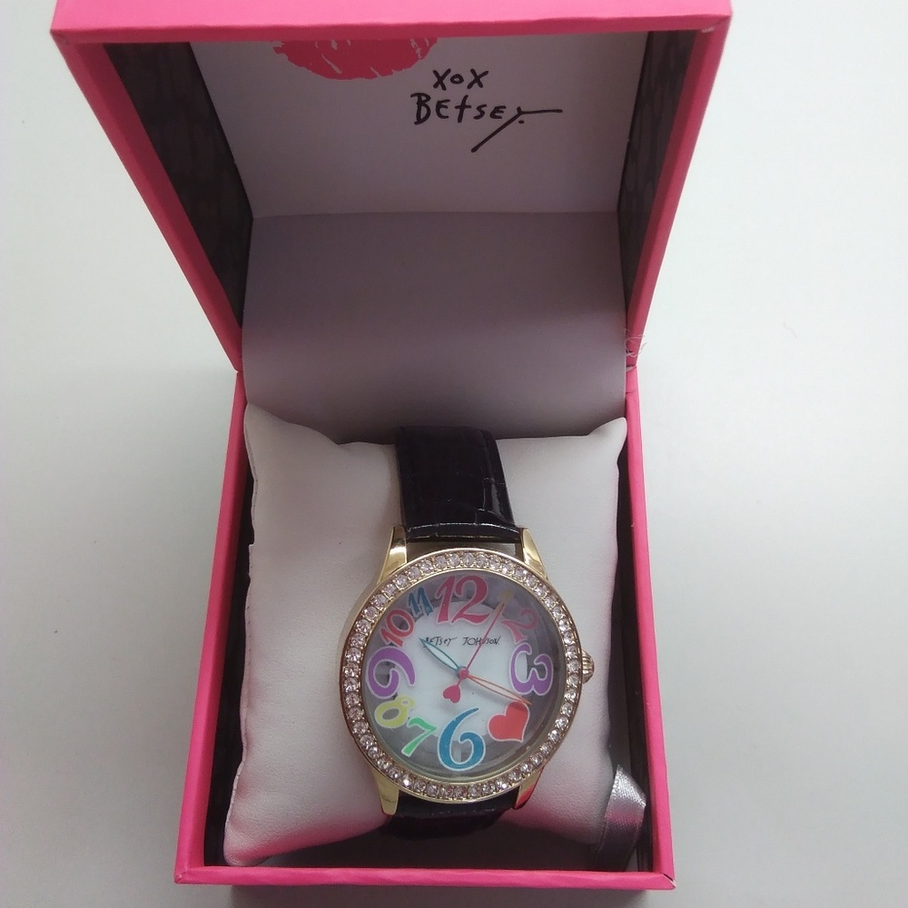 Betsey Johnson New Multi-Color Watch